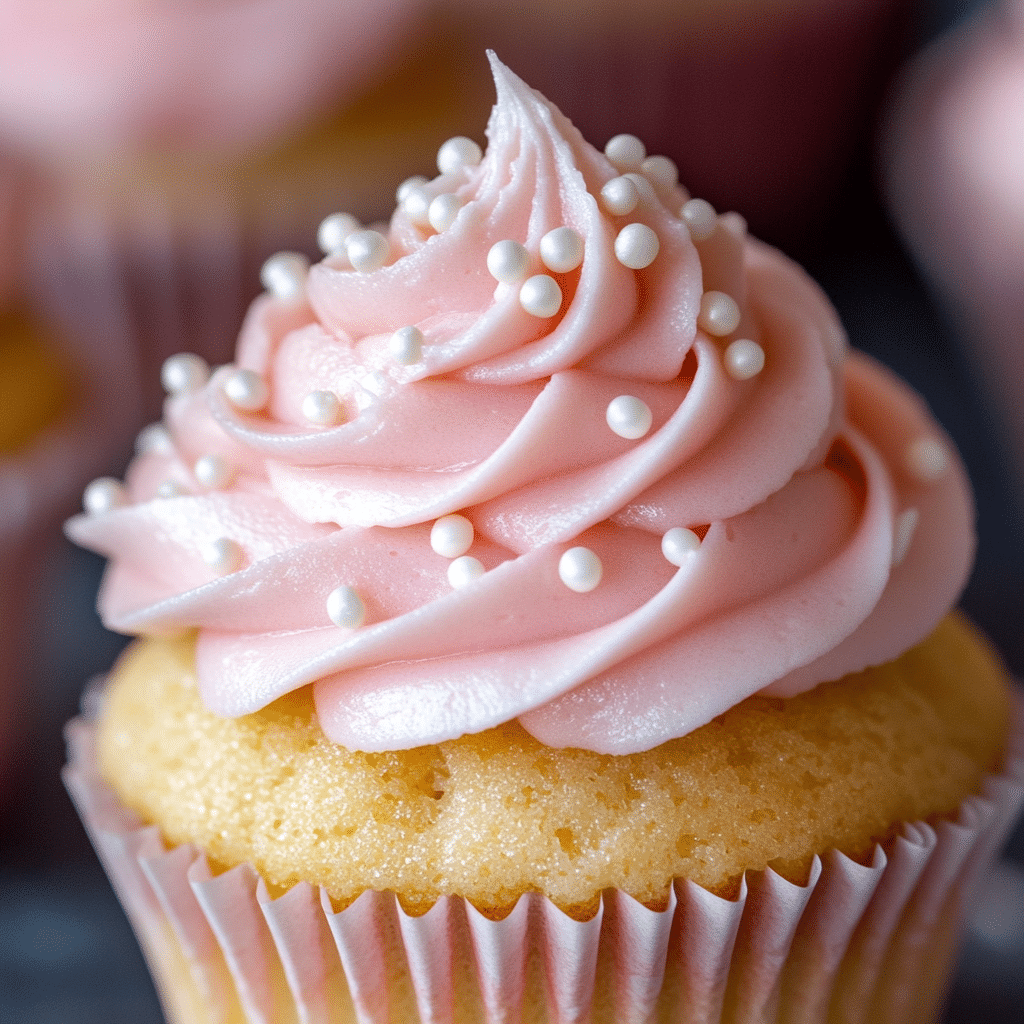 Rhubarb Honey Cupcakes