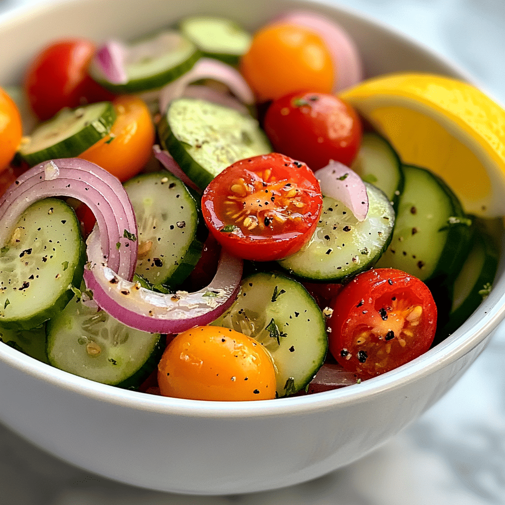 Creamy Cucumber Salad