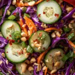Thai Crunch Salad + Citrus Peanut Dressing