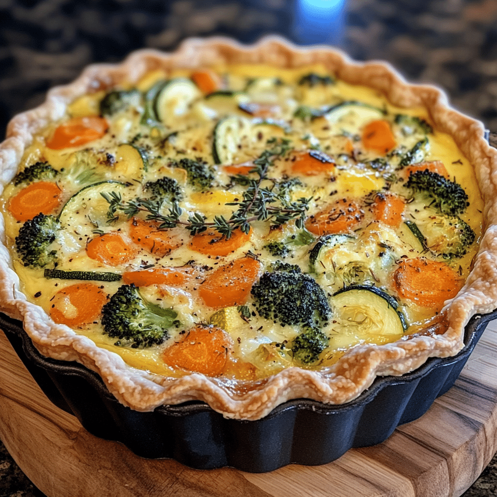 Delicious Springtime Vegetable Quiche Recipe