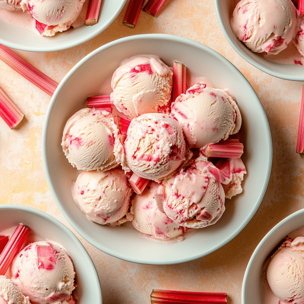 Rhubarb Gelato
