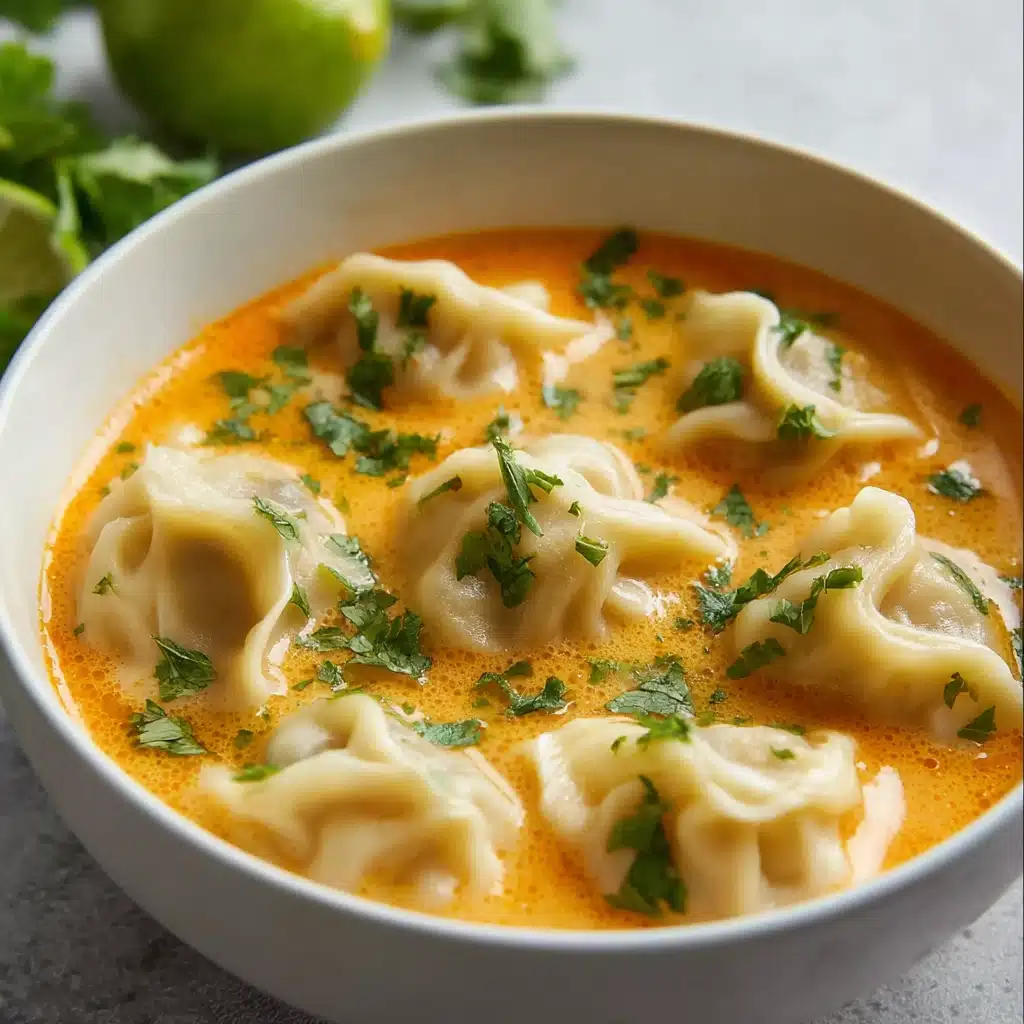 Delicious Curry Dumpling Soup Recipe - Recipe Image