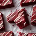 The Best Fudgy Red Velvet Brownies Recipe