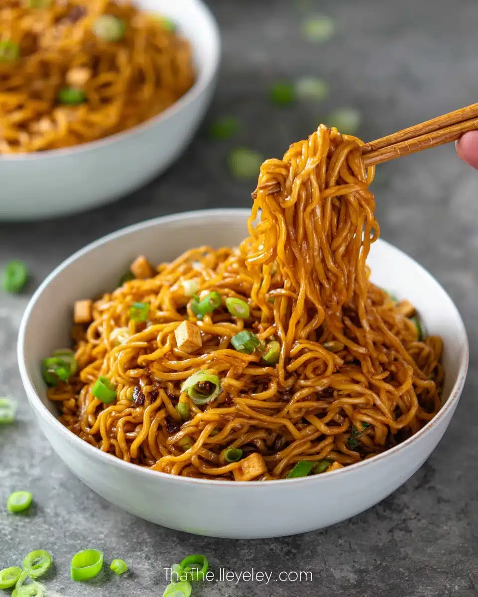 Easy Saucy Ramen Noodles (Vegan Recipe) Recipe