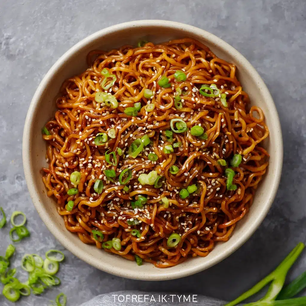 Easy Saucy Ramen Noodles (Vegan Recipe) Recipe - Recipe Image