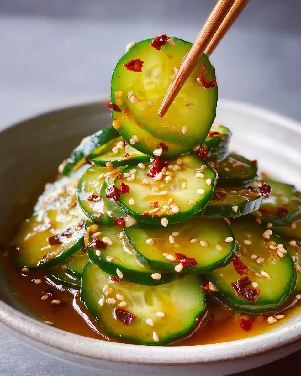 Easy Asian Cucumber Salad Recipe