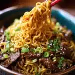 Slow Cooker Beef Ramen Noodles Recipe