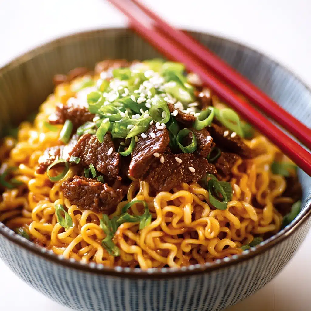 Slow Cooker Beef Ramen Noodles Recipe - Recipe Image