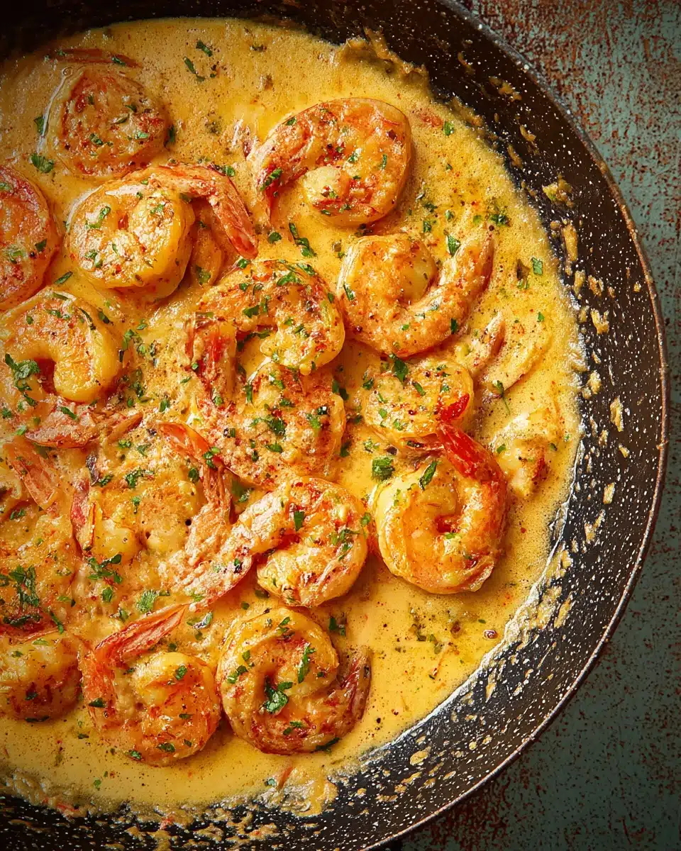 Creamy Garlic Shrimp (15 mins) Recipe