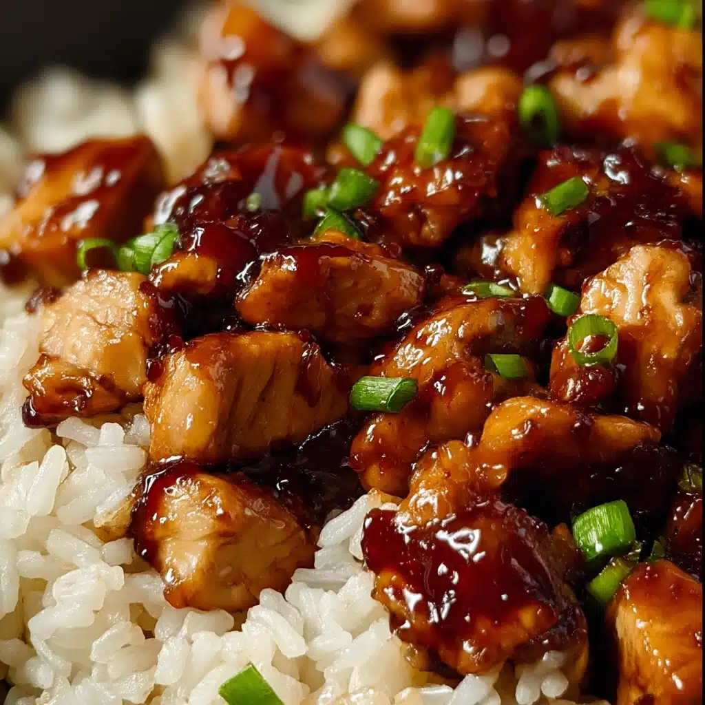 Honey BBQ Chicken Rice Recipe - Recipe Image