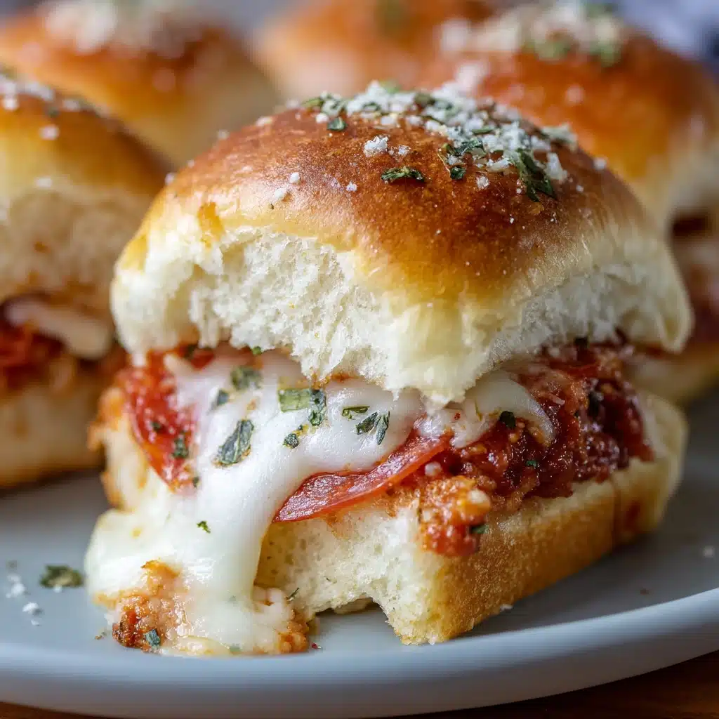 Pepperoni Pizza Sliders Recipe