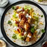 Crispy Chicken Bacon Ranch Wrap Recipe