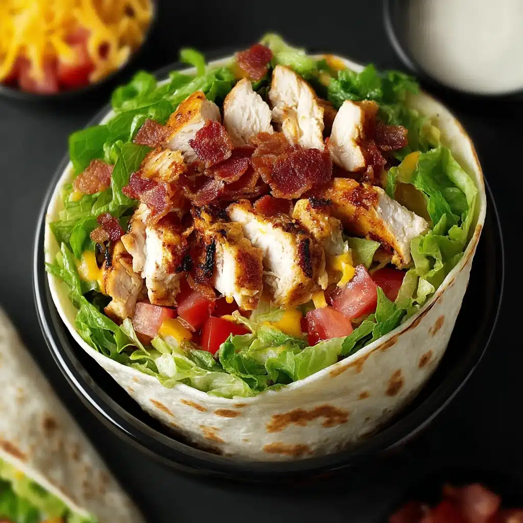 Crispy Chicken Bacon Ranch Wrap Recipe - Recipe Image