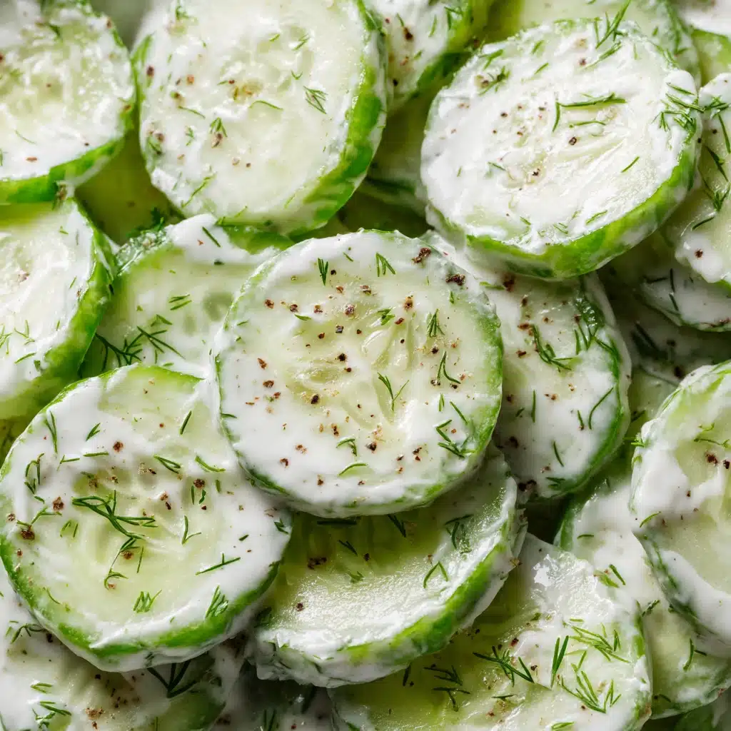 Creamy Cucumber Salad Recipe