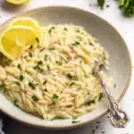 One Pot Lemon Orzo pasta Recipe