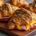Ham & Cheddar Crescent Roll Ups Recipe