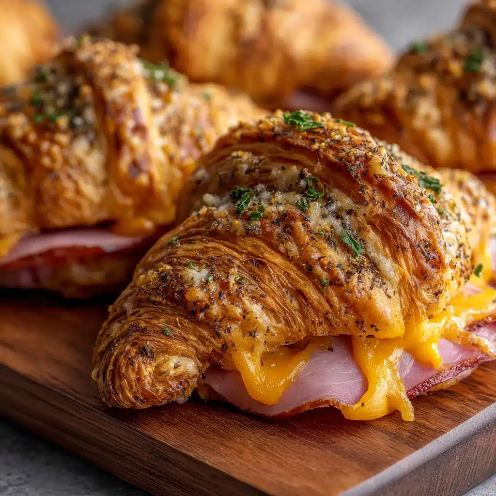 Ham & Cheddar Crescent Roll Ups Recipe