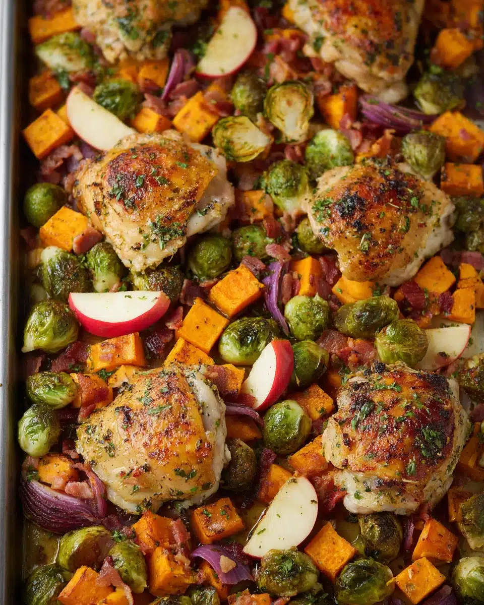 One Pan Autumn Chicken Dinner Recipe