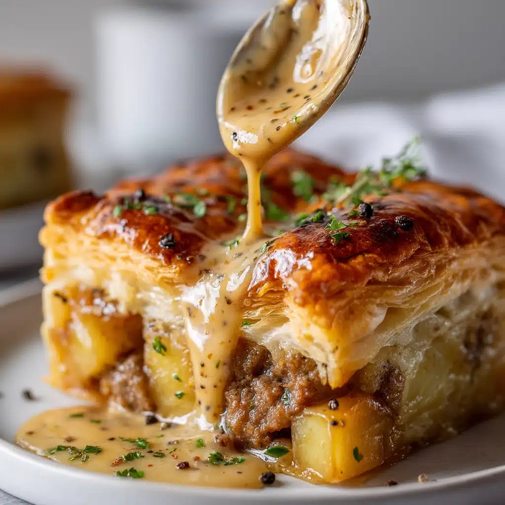 Sausage Gravy Puff Pie Recipe