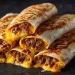 Garlic Butter Beef Cheeseburger Rollups! Recipe