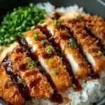 Japanese Katsu Bowls with Tonkatsu Sauce Recipe