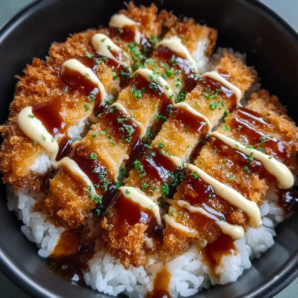 Japanese Katsu Bowls with Tonkatsu Sauce Recipe - Recipe Image