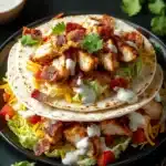 Crispy Chicken Bacon Ranch Wrap Recipe