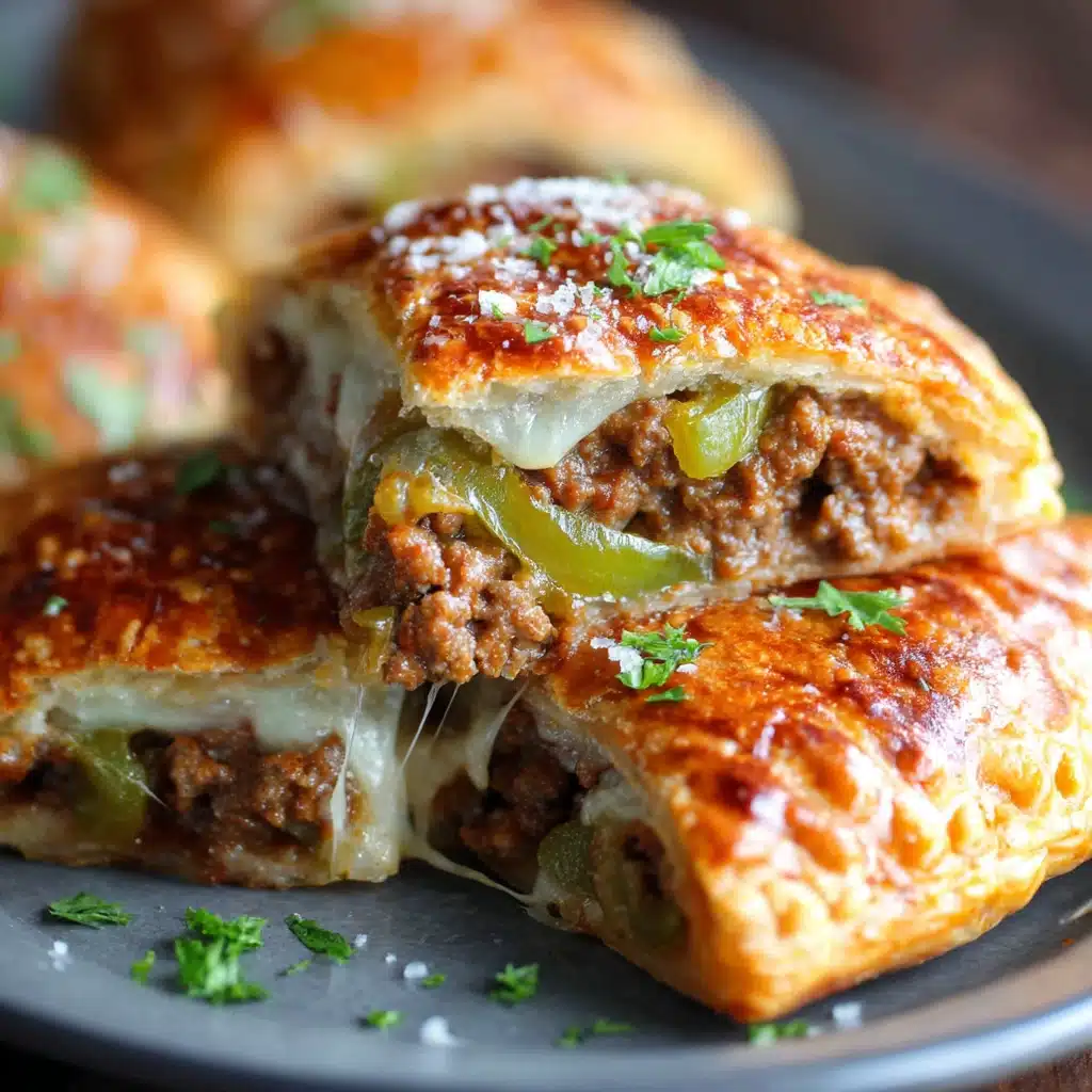 Philly Cheesesteak Stromboli Roll Up Recipe