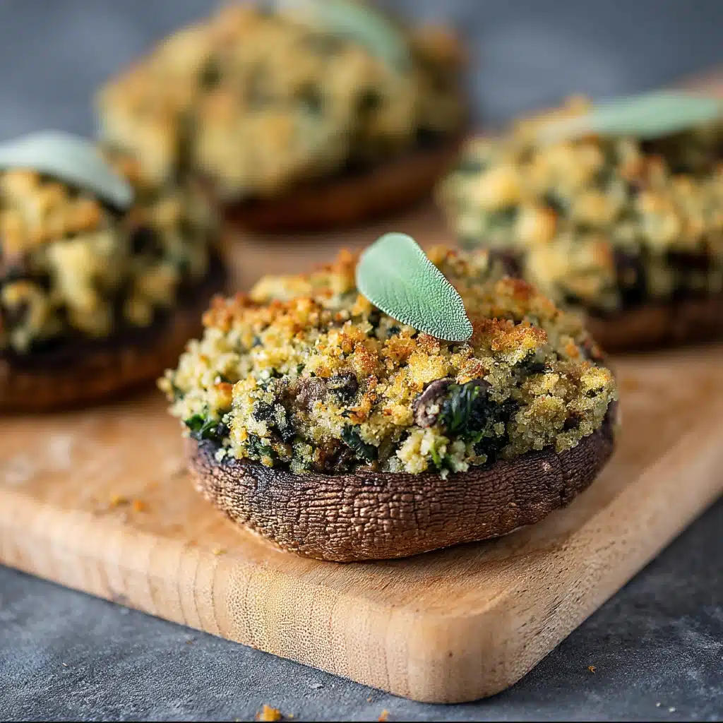 Cedar Plank Smoked Portobello Mushrooms Recipe - Recipe Image