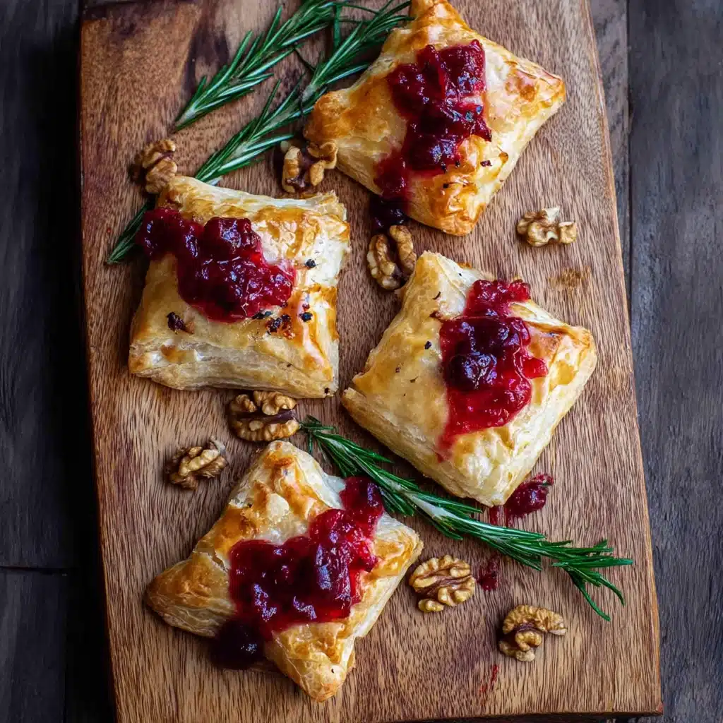 Raspberry Brie En Croute with Toasted Walnuts Recipe - Recipe Image