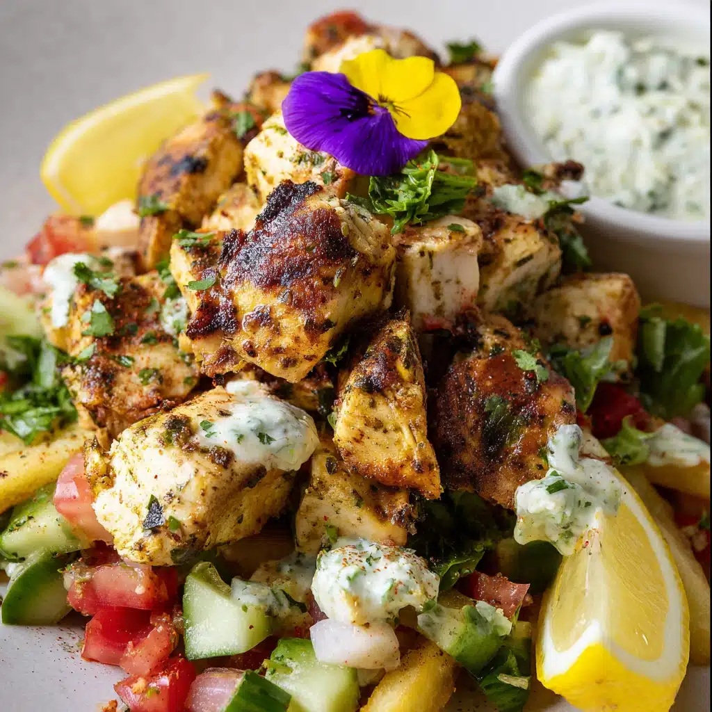 Greek Chicken Souvlaki Recipe - Recipe Image