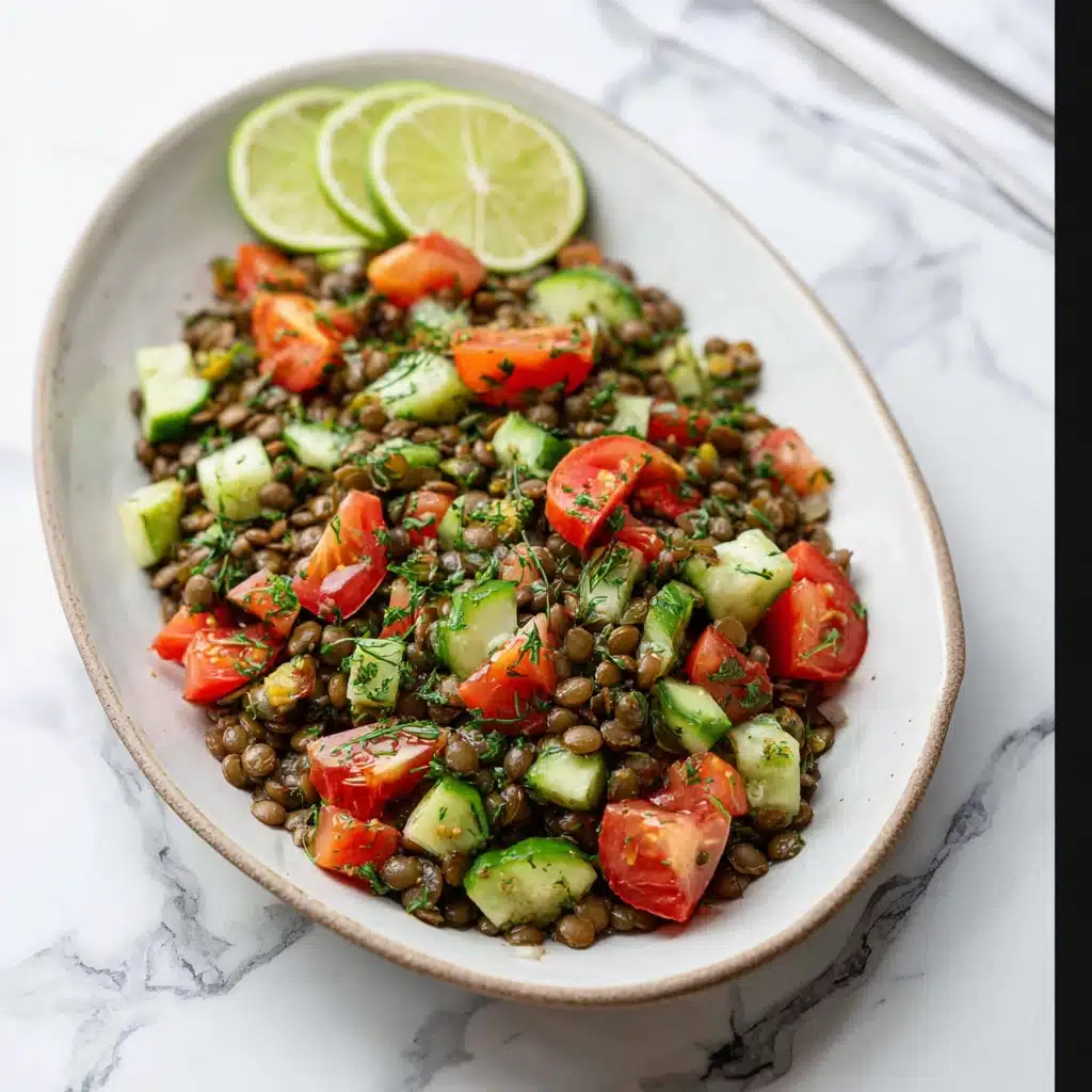 Under 30 Min Italian Lentil Salad Recipe - Recipe Image