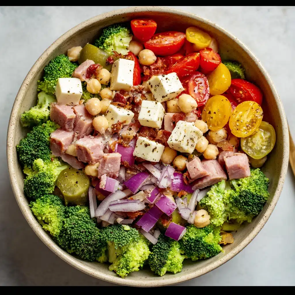 Italian Sub Broccoli Salad Recipe - Recipe Image