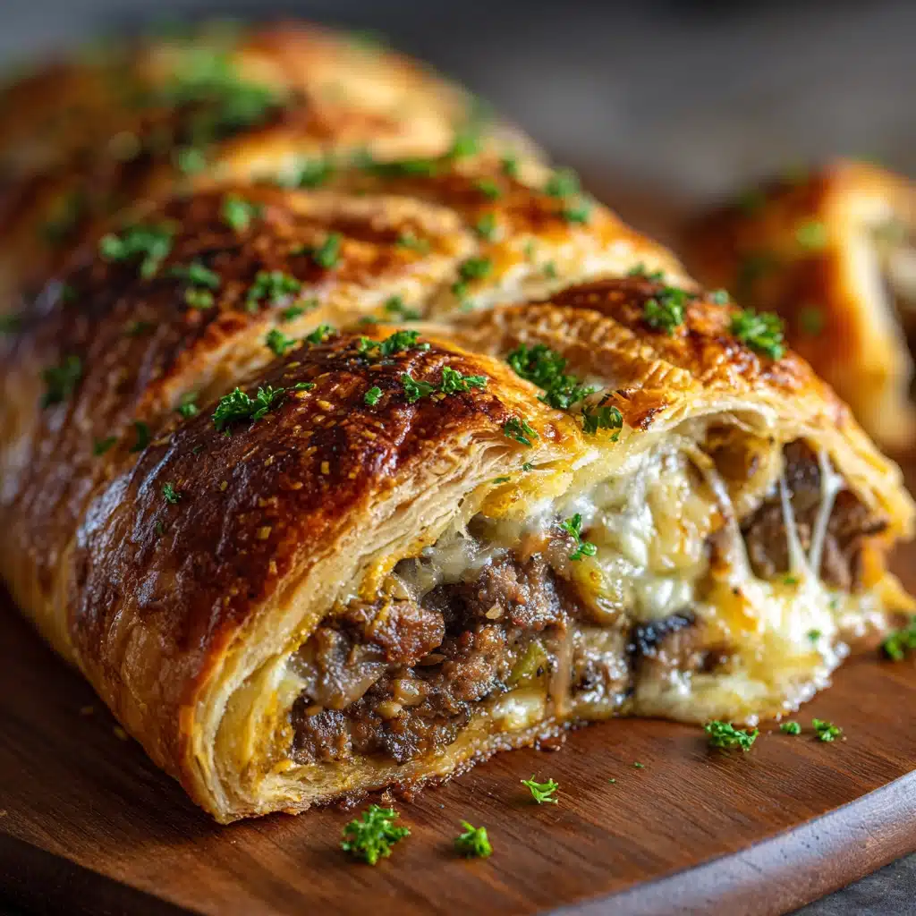 Philly Cheesesteak Stromboli Recipe