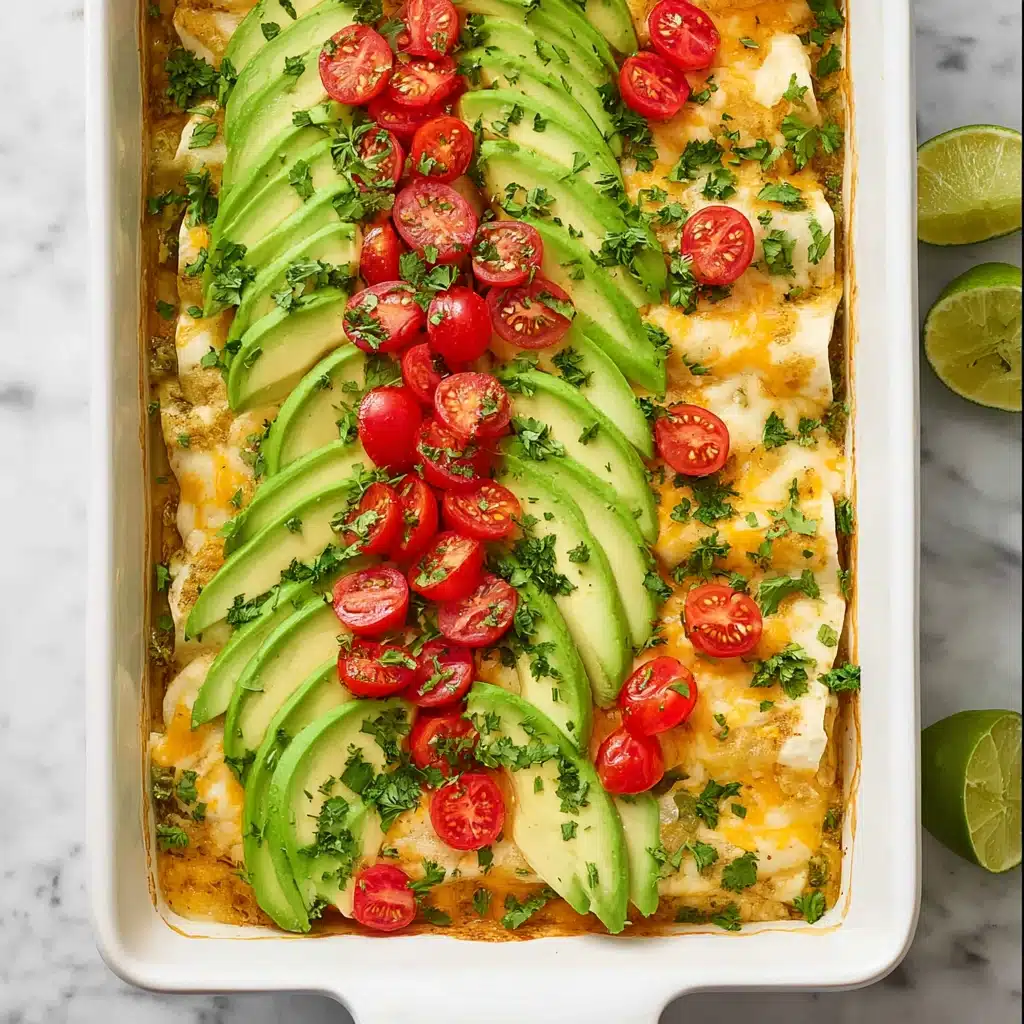 Green Chile Chicken Enchiladas Recipe - Recipe Image