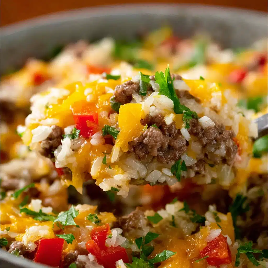 Ground Beef and Rice Skillet Dinner Recipe - Recipe Image