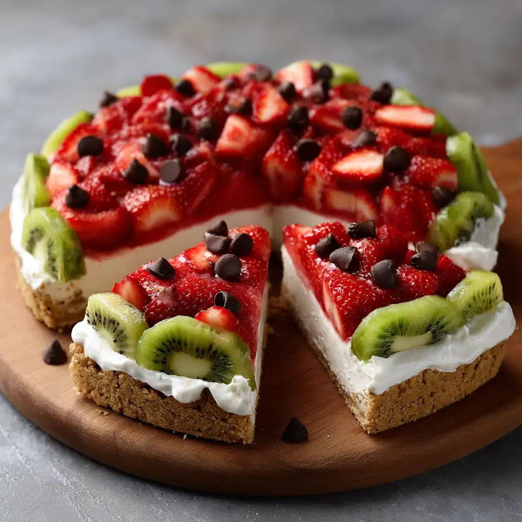 Strawberry Kiwi Fruit Pizza Watermelon Recipe - Recipe Image