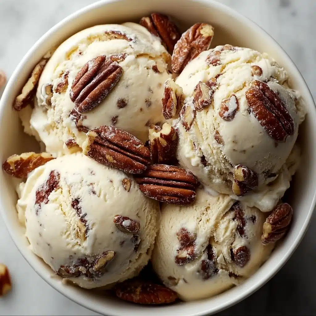Homemade Butter Pecan Ice Cream Recipe - Recipe Image