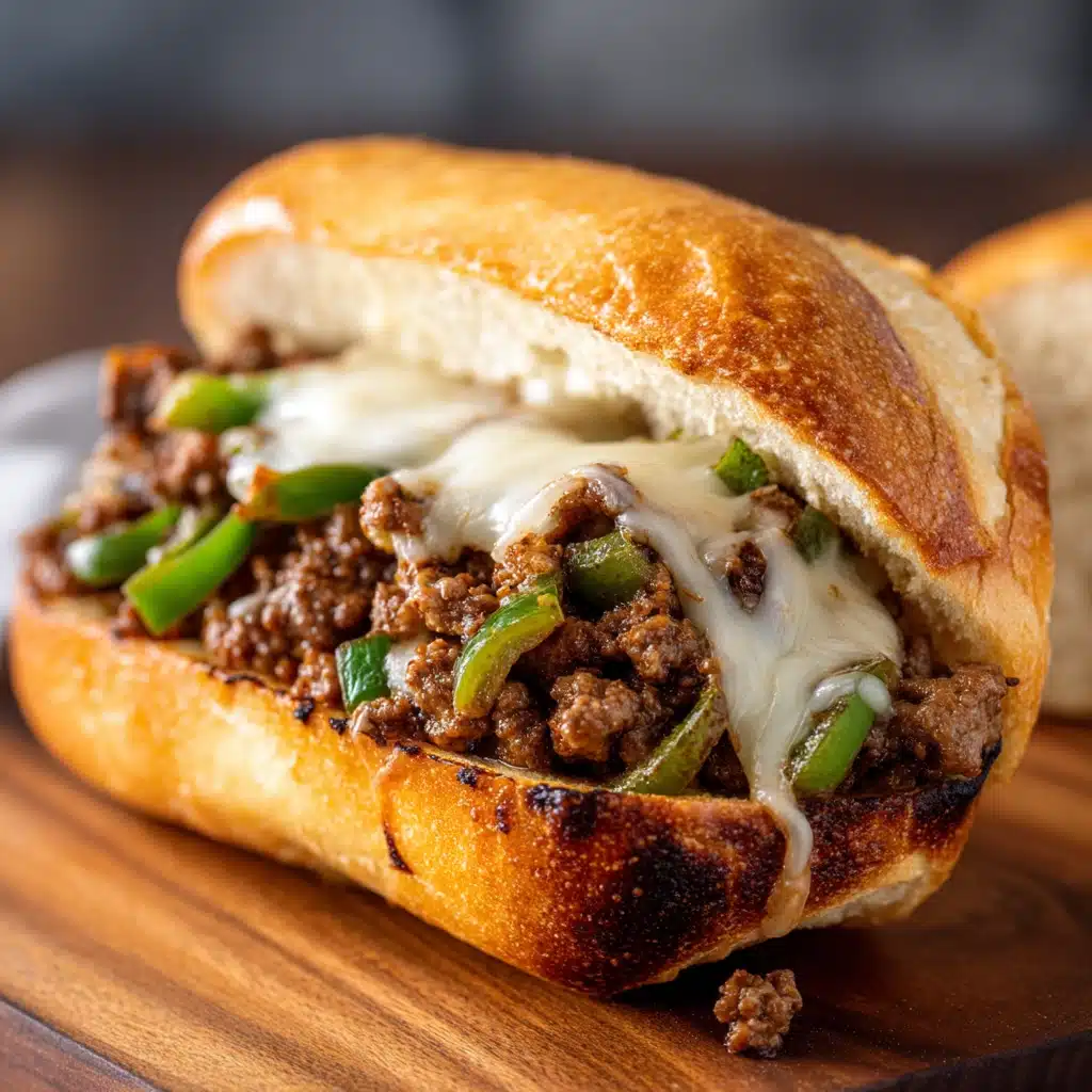 Philly Cheesesteak Sloppy Joes Recipe 6 Philly Cheesesteak Sloppy Joes Recipe - Recipe Image