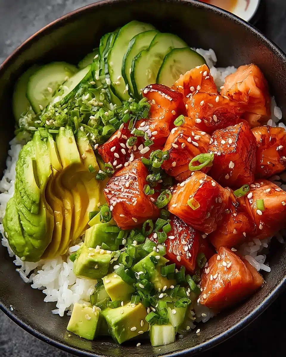 Salmon Rice Bowls Recipe