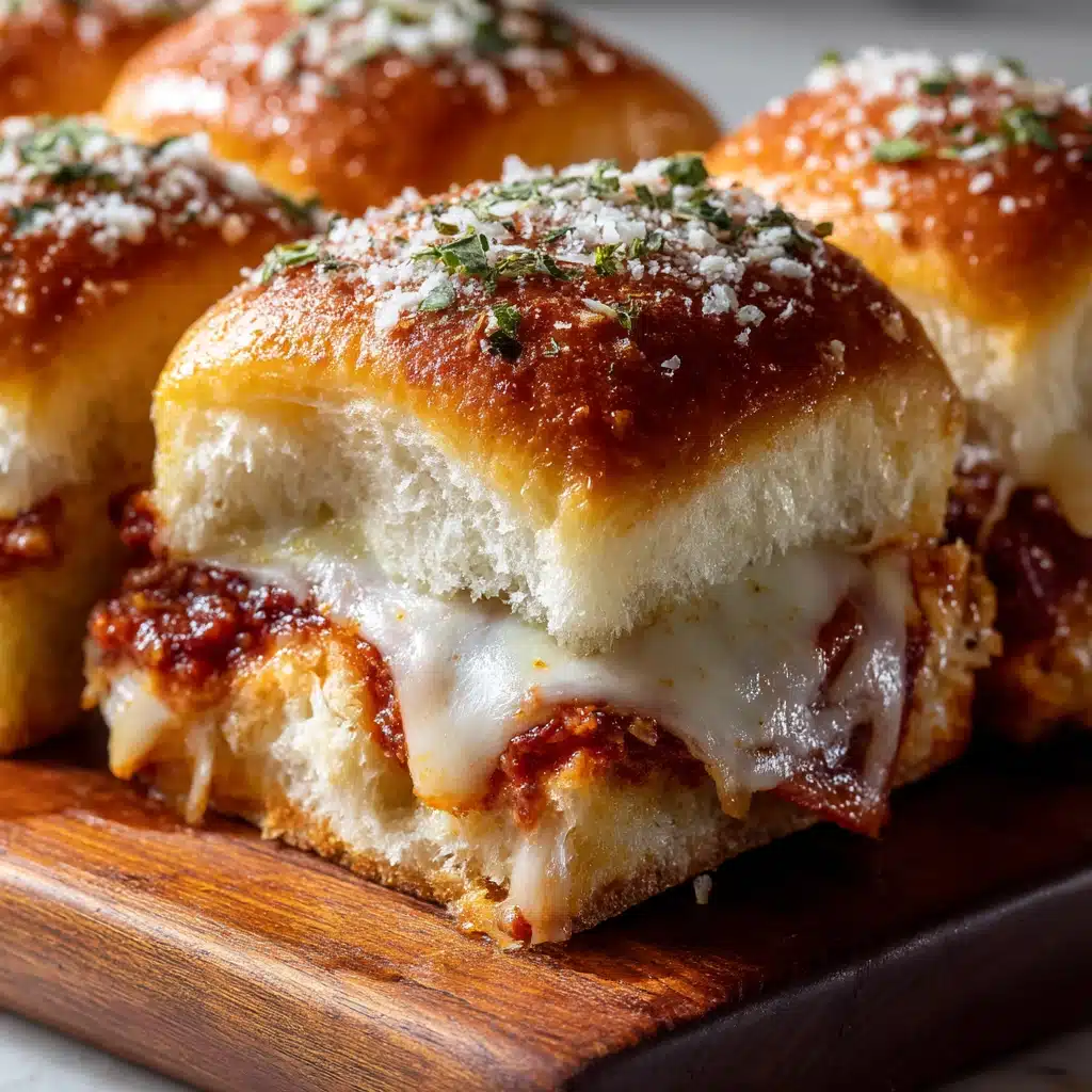 Pepperoni Pizza Sliders Recipe - Recipe Image
