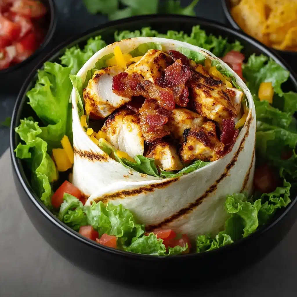 Crispy Chicken Bacon Ranch Wrap Recipe - Recipe Image