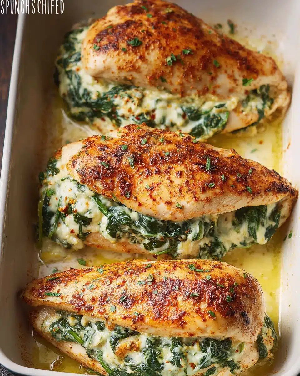 Spinach Stuffed Chicken Recipe