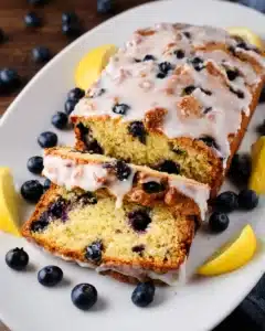 Sourdough Discard Lemon Blueberry Quick Bread Recipe