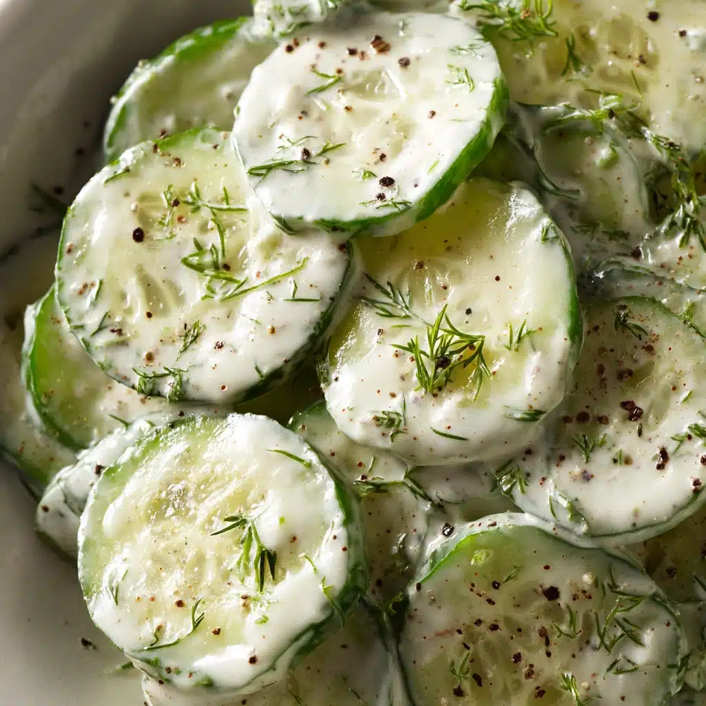Creamy Cucumber Salad Recipe - Recipe Image