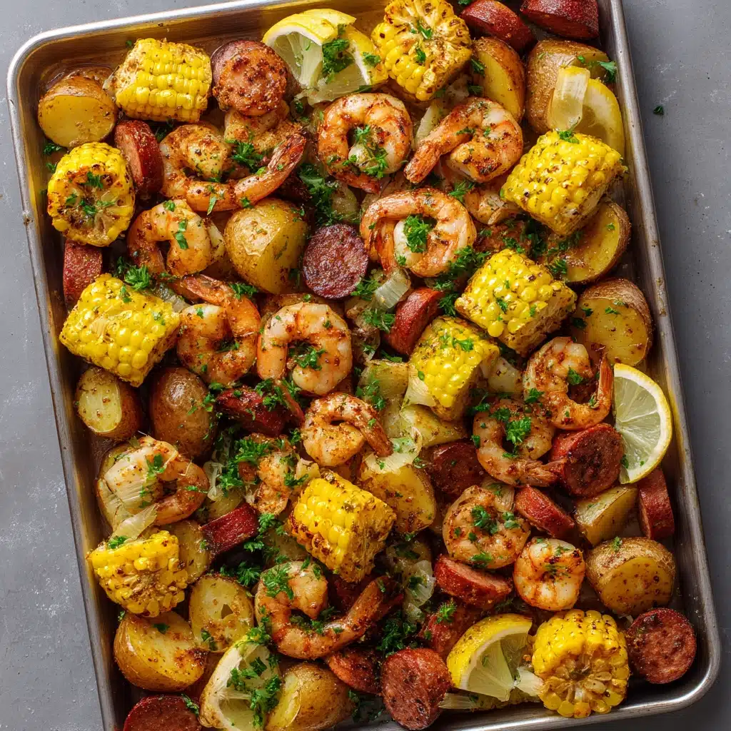 Easy Sheet Pan Shrimp Boil Recipe - Recipe Image