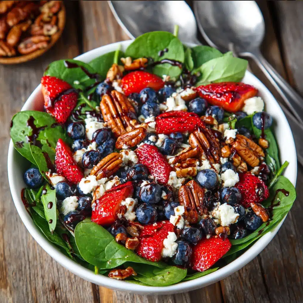 Minute Strawberry Spinach Salad Recipe - Recipe Image