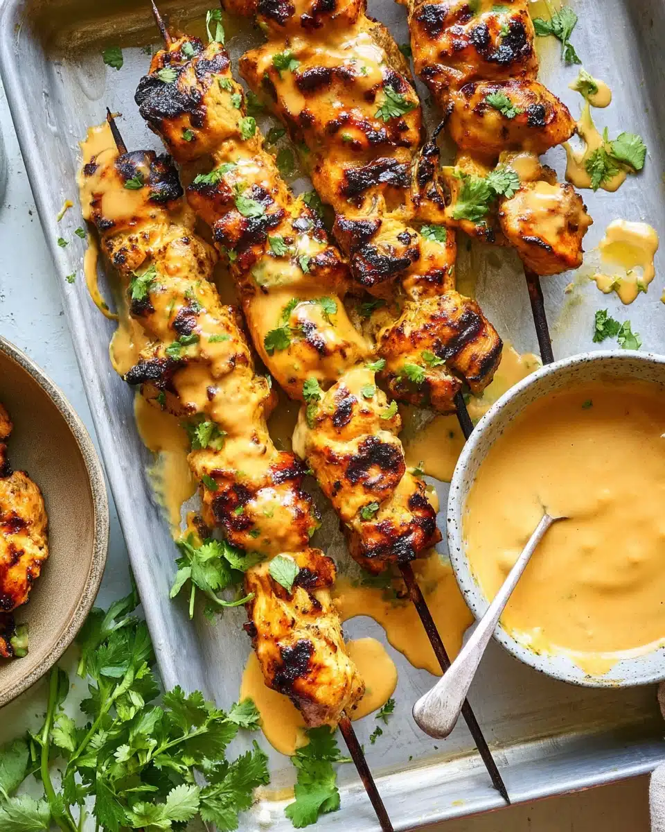 Bang Bang Chicken Skewers Recipe