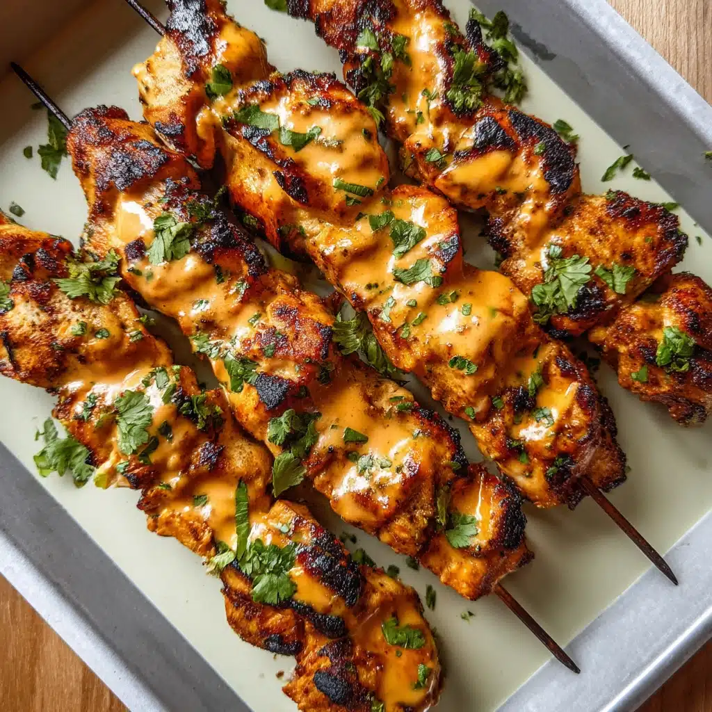 Bang Bang Chicken Skewers Recipe - Recipe Image
