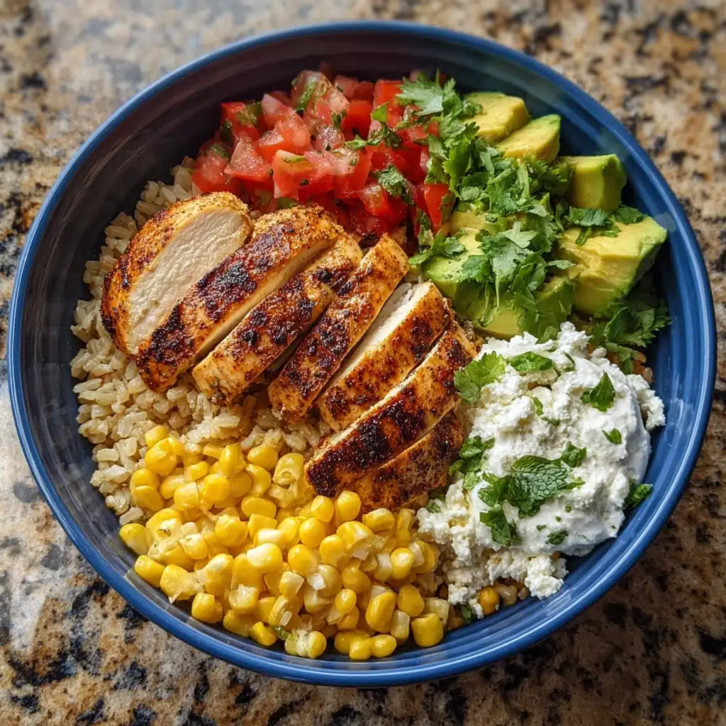 Street Corn Chicken Rice Bowl Recipe - Recipe Image